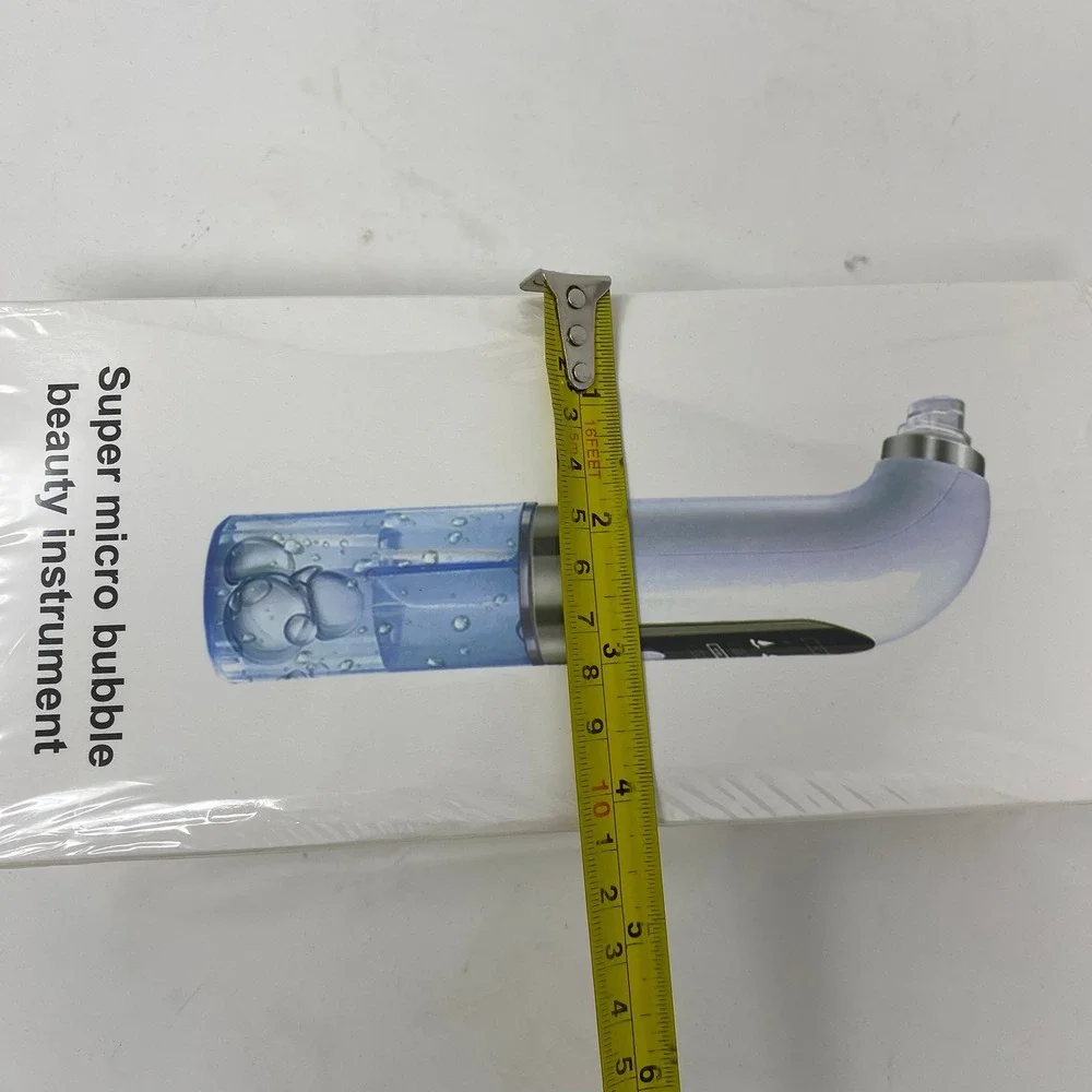 Super Micro Bubble Beauty Instrument Facial Cleansing Device‎ White Blue